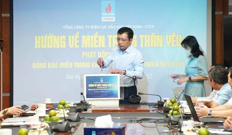 PV Power phát động ủng hộ đồng bào miền Trung khắc phục hậu quả của bão Noru