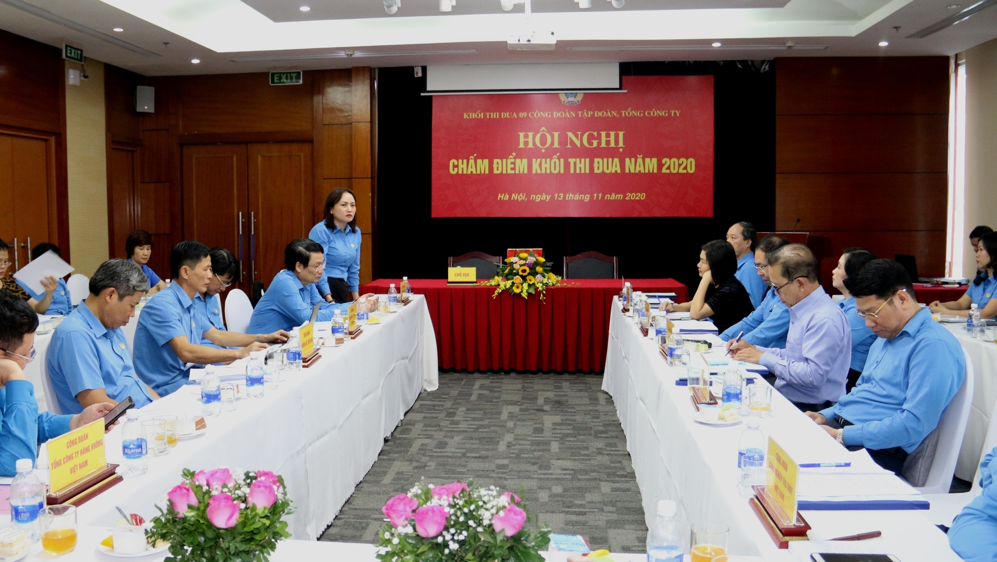 Hội nghị chấm điểm thi đua Khối 9 Công đoàn Tập đoàn, Tổng Công ty năm 2020
