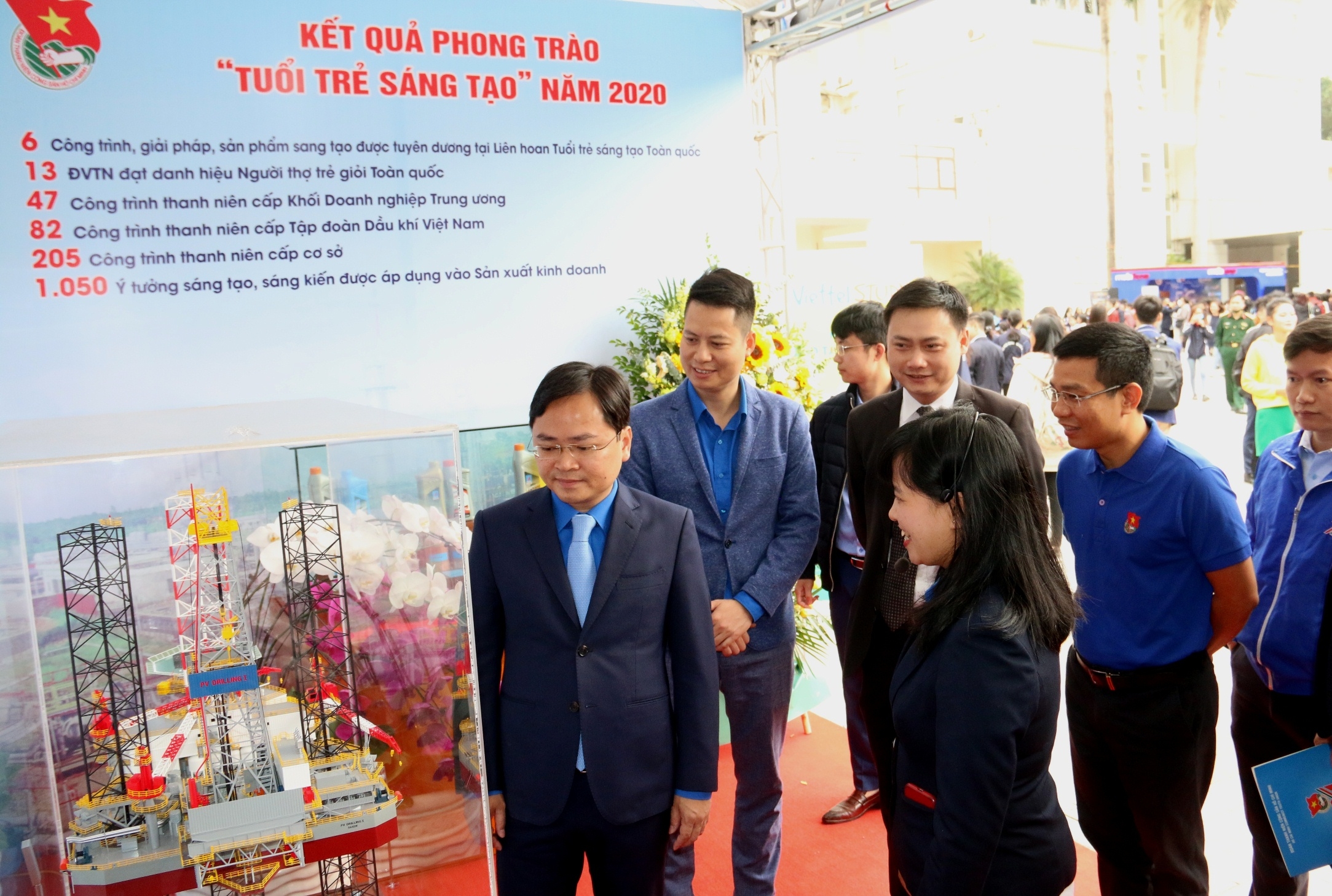 Tuổi trẻ Dầu khí tham gia triển lãm 
