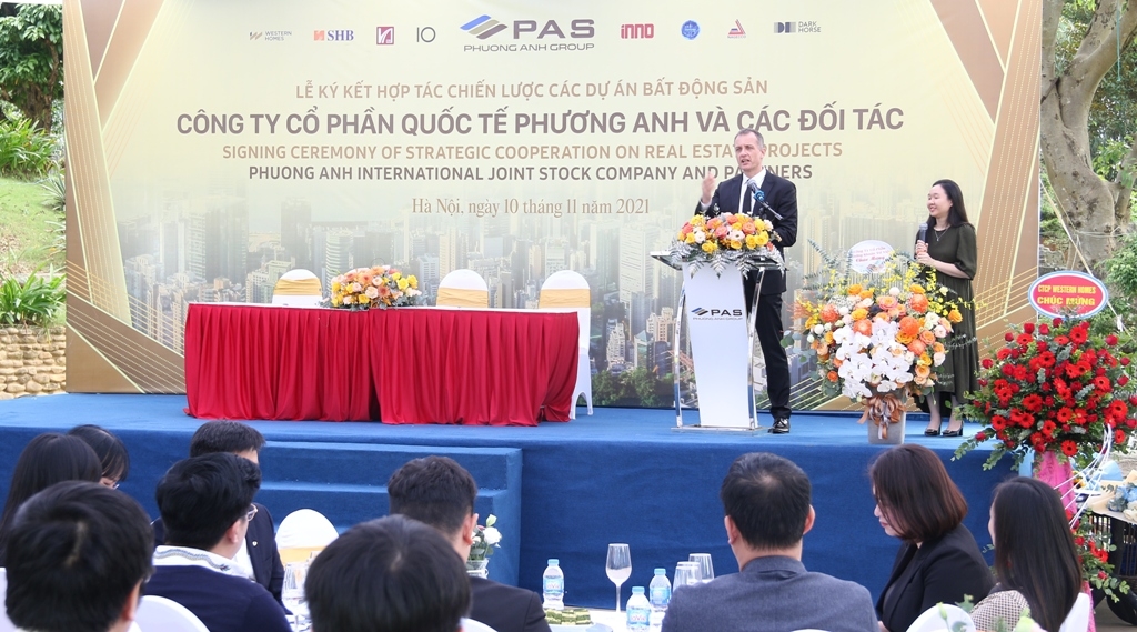 Lễ ký kết hợp tác chiến lược bất động sản giữa Công ty Cổ phần Quốc tế Phương Anh và Western Homes
