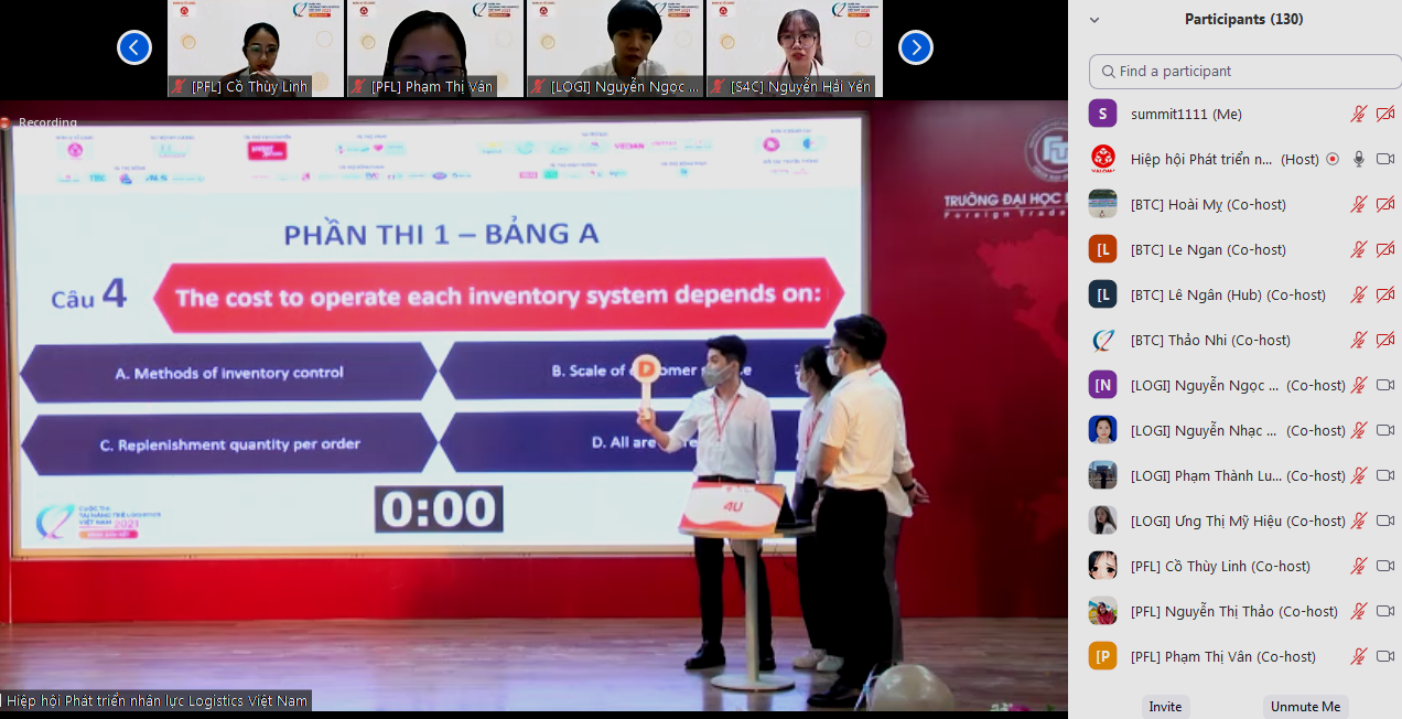 12 đội lọt vào vòng chung kết cuộc Thi tài năng trẻ Logistics 2021 12 đội lọt vào vòng chung kết cuộc Thi tài năng trẻ Logistics 2021