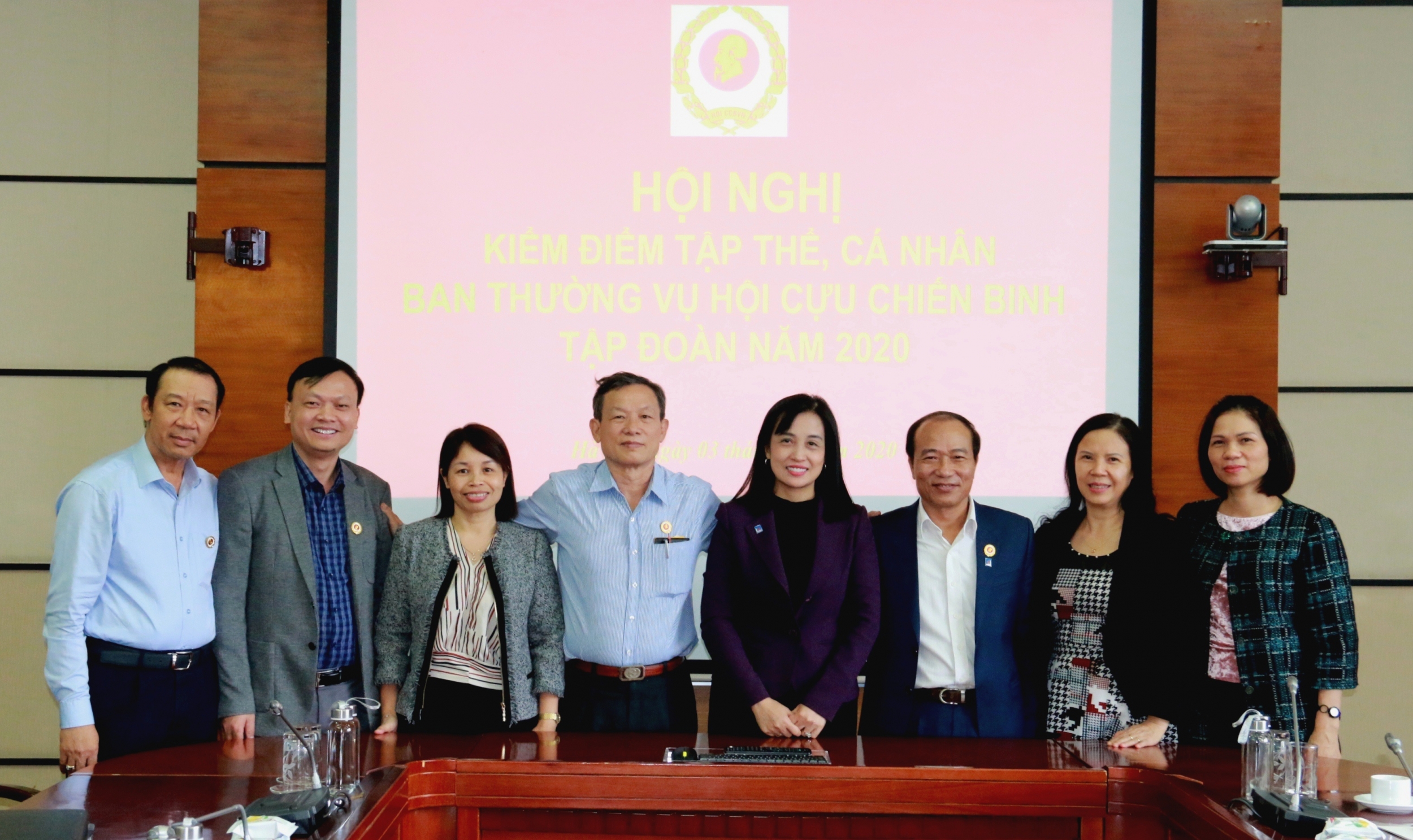 Hội nghị kiểm điểm tập thể, cá nhân Ban Thường vụ Hội CCB Tập đoàn năm 2020