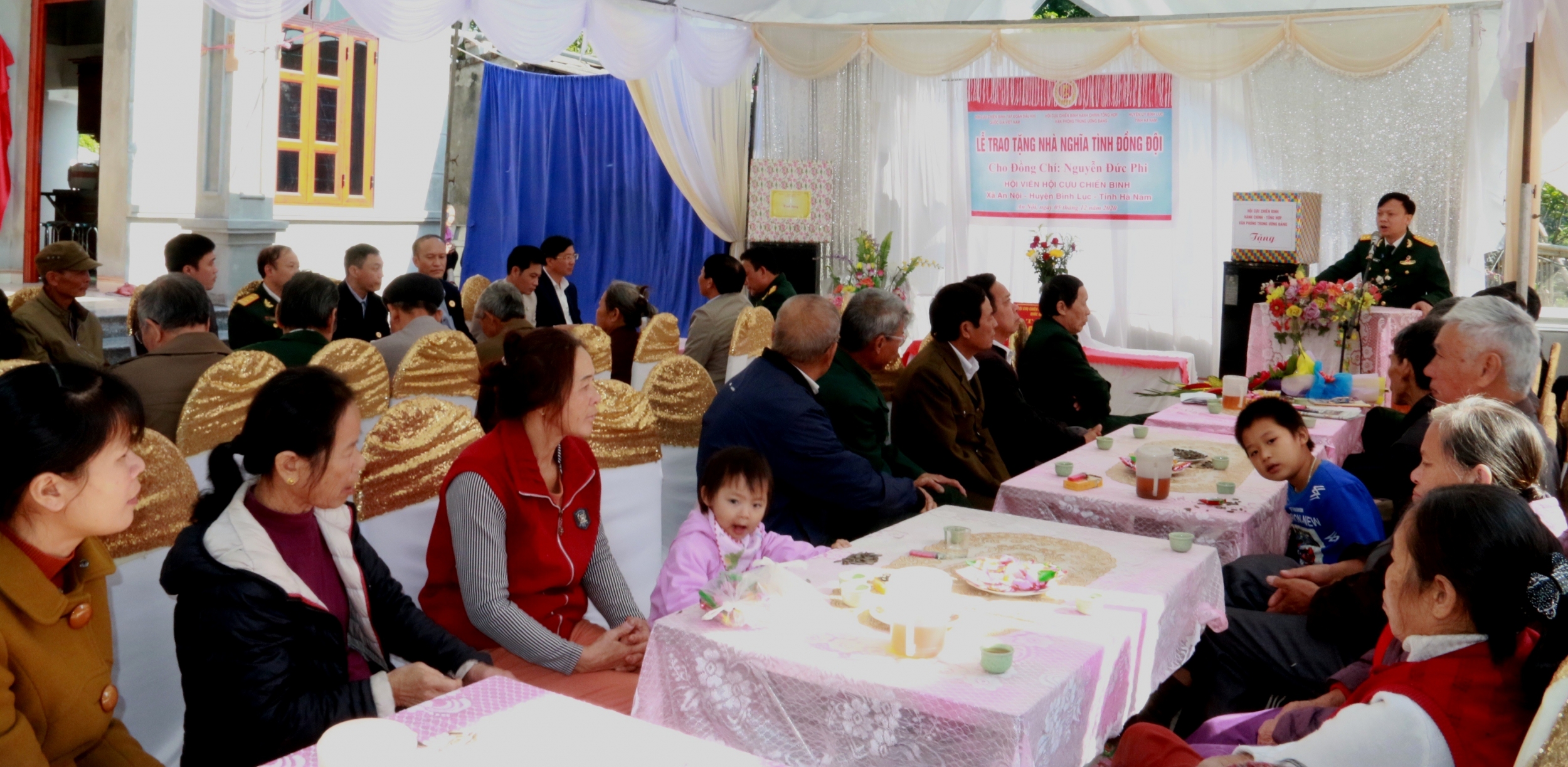 Hội CCB Tập đoàn trao nhà “Nghĩa tình đồng đội” tại Bình Lục, Hà Nam