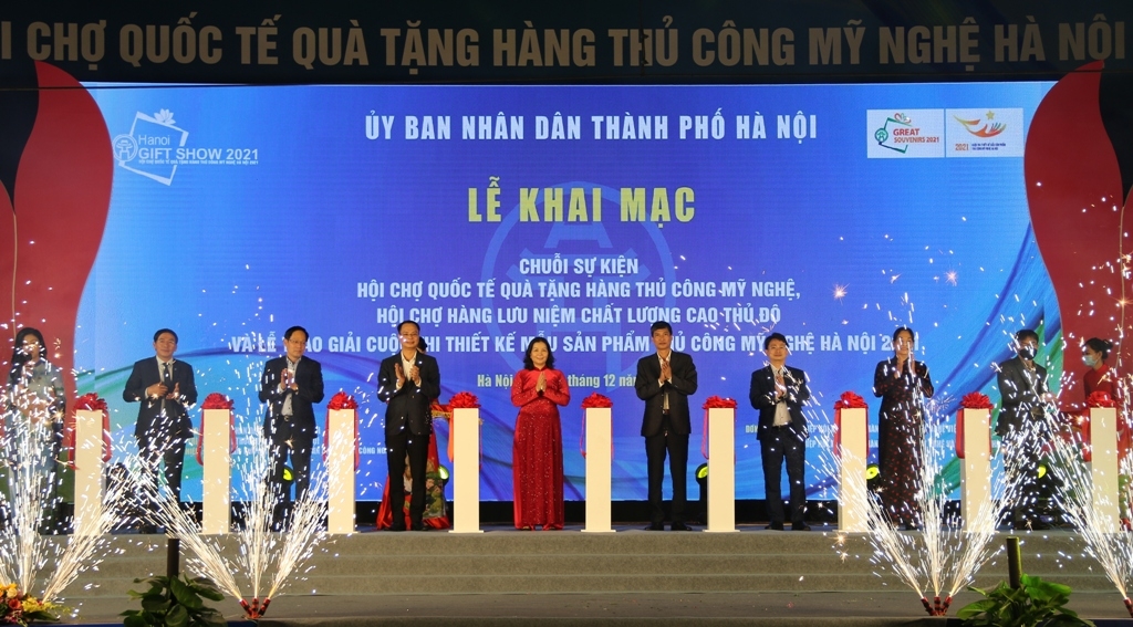Hanoi Gift Show 2021 tạo cơ hội cho làng nghề quảng bá, mở rộng thị trường Hanoi Gift Show 2021 tạo cơ hội cho làng nghề quảng bá, mở rộng thị trường