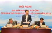 Tổng Giám đốc Petrovietnam Lê Mạnh Hùng đối thoại với người lao động Cơ quan Tập đoàn