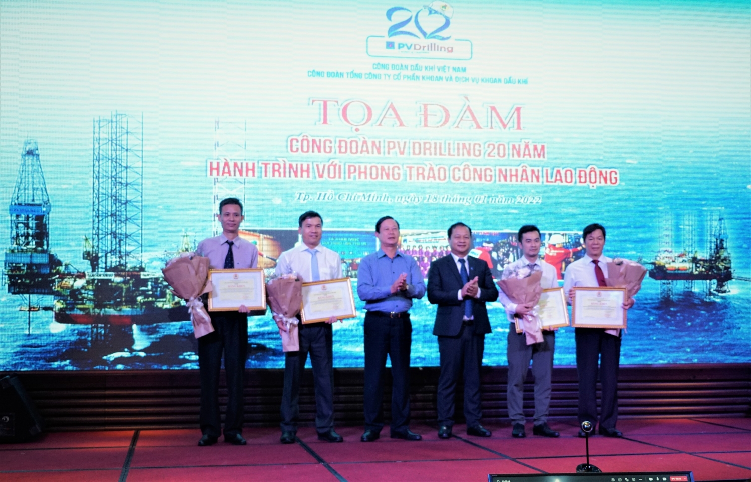 Công đoàn PV Drilling: Hành trình 20 năm với phong trào công nhân lao động
