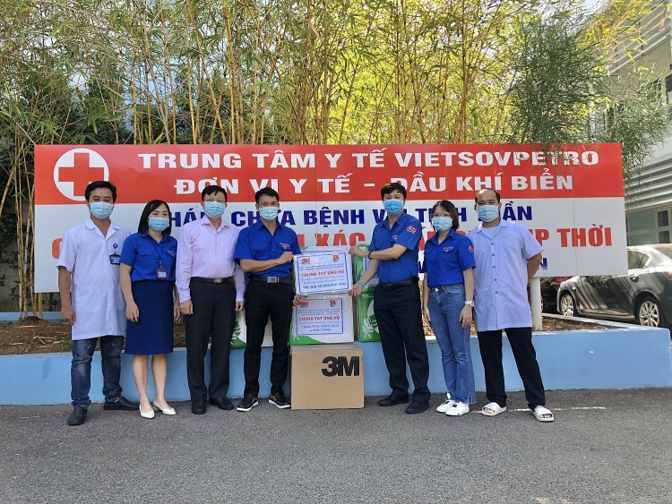 Tuổi trẻ Vietsovpetro tiếp sức cho tỉnh Hải Dương chống dịch