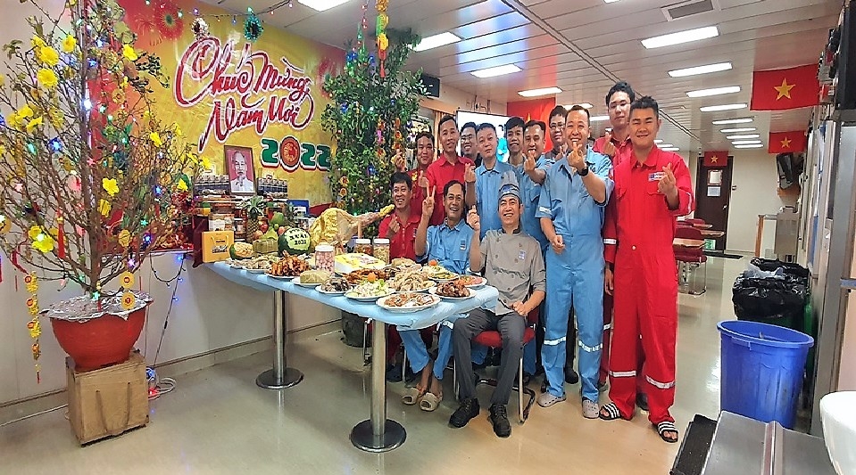 Xuân trên giàn PV DRILLING II: Vui lành mạnh, hoạt động an toàn, hoàn thành nhiệm vụ