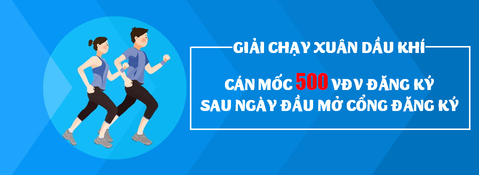Giải chạy online Xuân Dầu khí 2022: Hơn 500 NLĐ đăng ký trong ngày đầu mở cổng