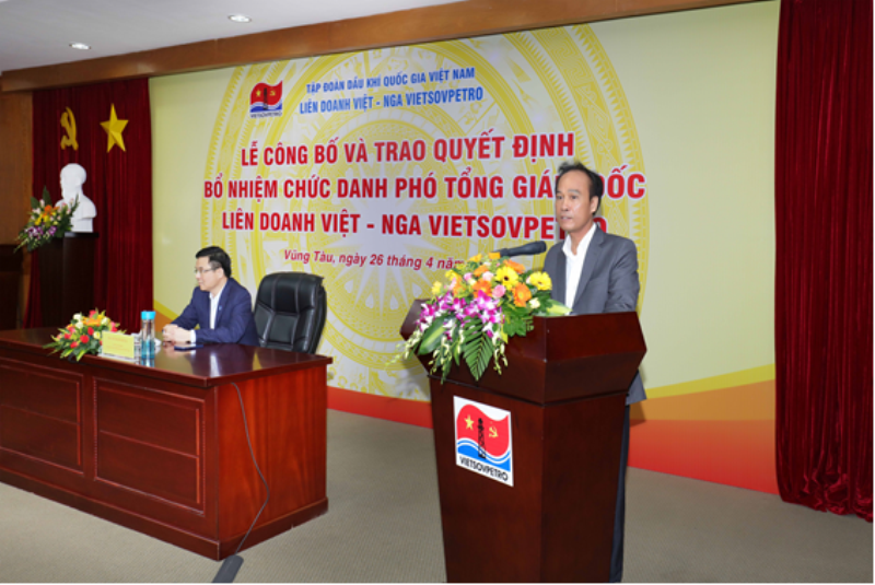 Bổ nhiệm Phó Tổng Giám đốc Liên doanh Việt – Nga Vietsovpetro