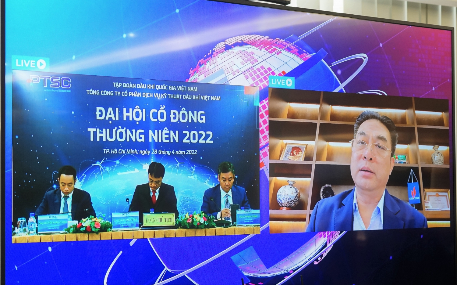 ĐHĐCĐ thường niên 2022: PTSC tăng tỷ lệ chia cổ tức năm 2021 lên 8% vốn điều lệ