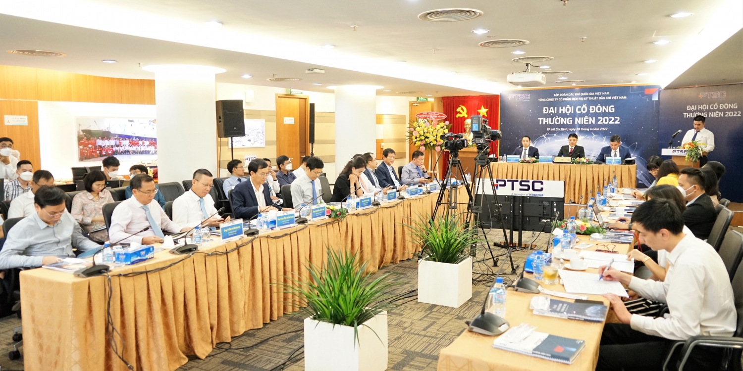 ĐHĐCĐ thường niên 2022: PTSC tăng tỷ lệ chia cổ tức năm 2021 lên 8% vốn điều lệ