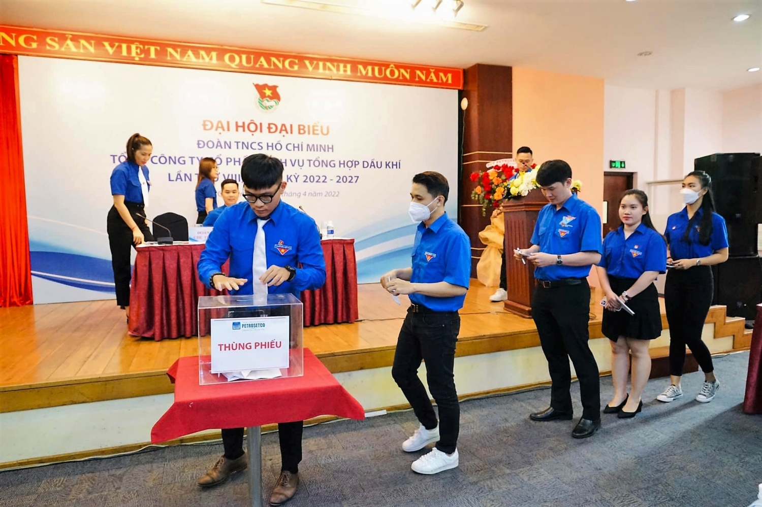Đại hội Đoàn PETROSETCO nhiệm kỳ 2022-2027: Quyết tâm và khát vọng cống hiến