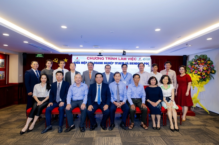 BIENDONG POC làm việc với Hiệp hội Doanh nghiệp TP HCM