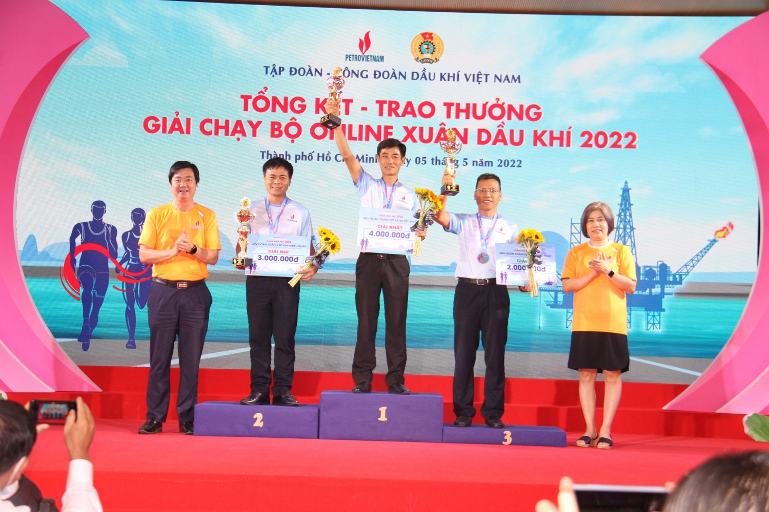 CĐ DKVN gặp mặt Người lao động Dầu khí tiêu biểu và Tổng kết, trao thưởng Giải chạy bộ online “Xuân Dầu khí 2022”