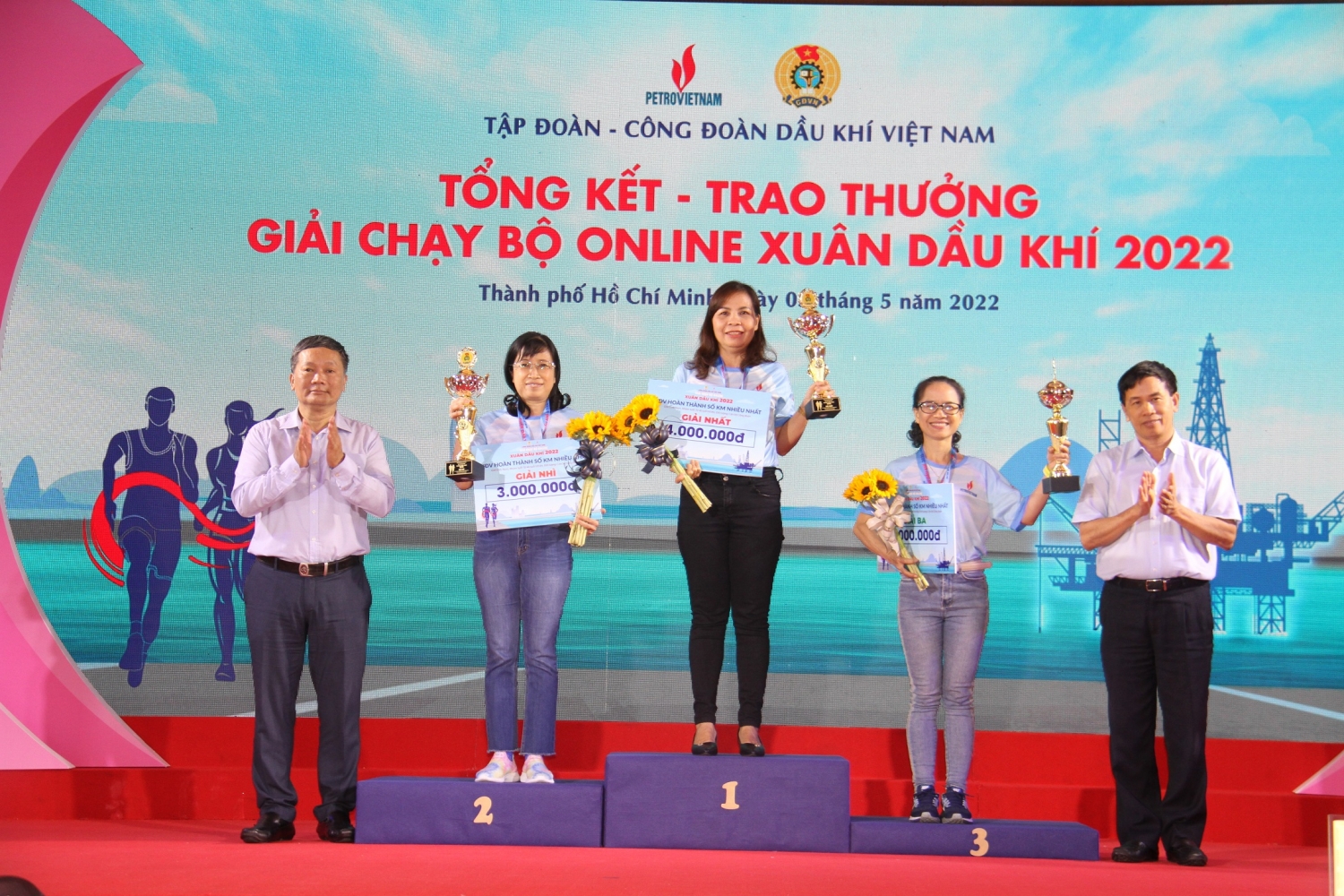 CĐ DKVN gặp mặt Người lao động Dầu khí tiêu biểu và Tổng kết, trao thưởng Giải chạy bộ online “Xuân Dầu khí 2022”