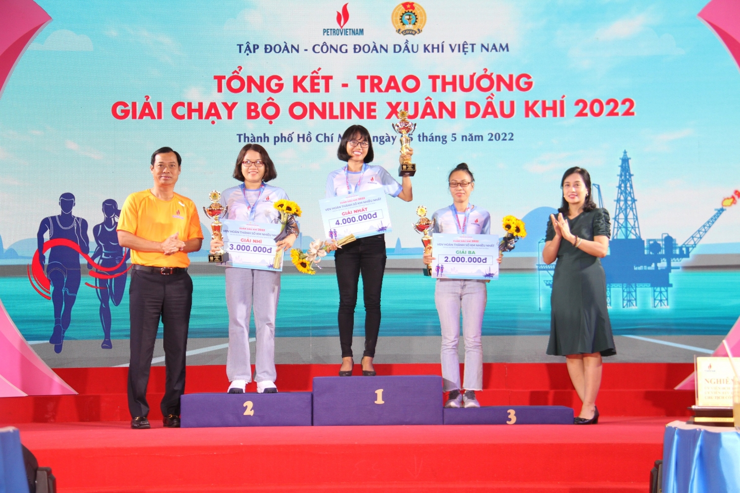 CĐ DKVN gặp mặt Người lao động Dầu khí tiêu biểu và Tổng kết, trao thưởng Giải chạy bộ online “Xuân Dầu khí 2022”