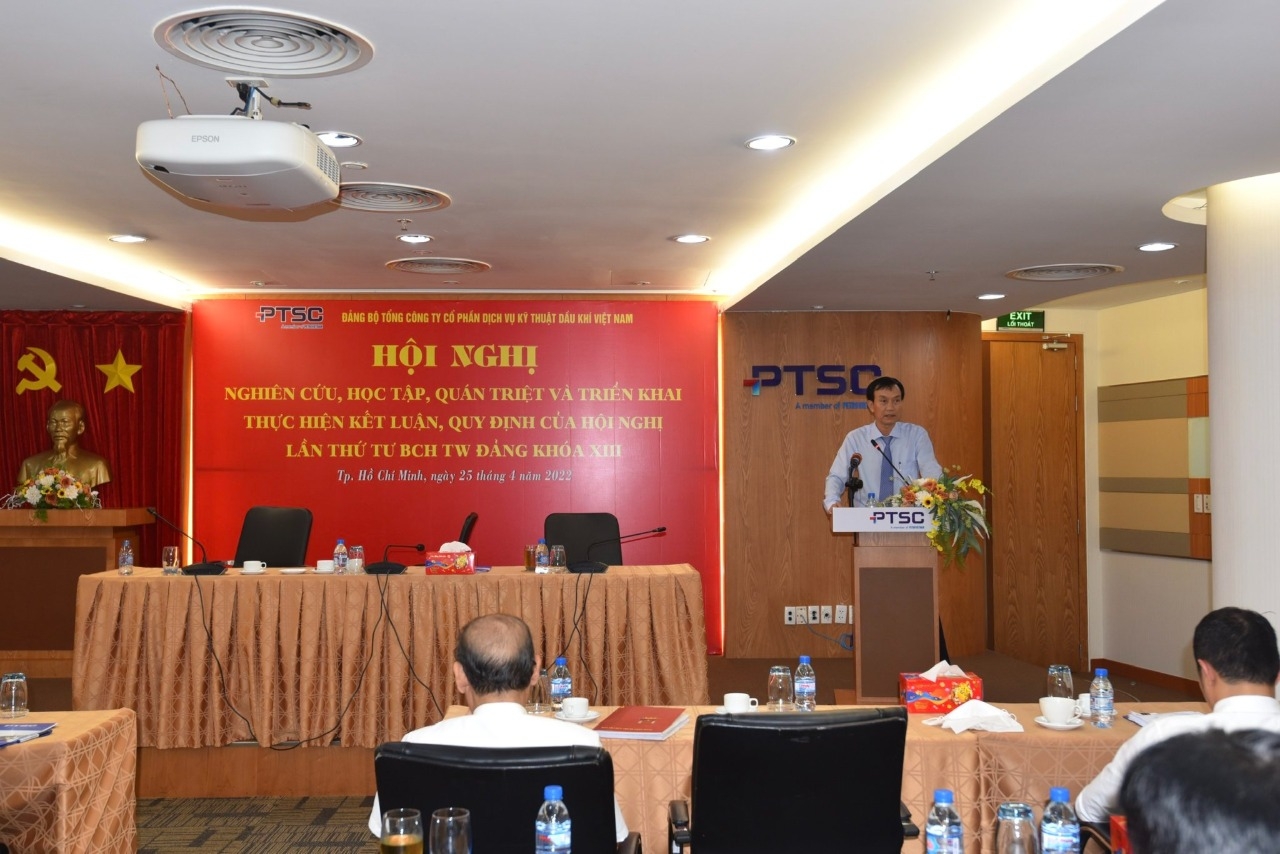 Đảng bộ PTSC nghiên cứu, học tập, quán triệt và triển khai thực hiện Kết luận, Quy định của Hội nghị Trung ương 4 khóa XIII