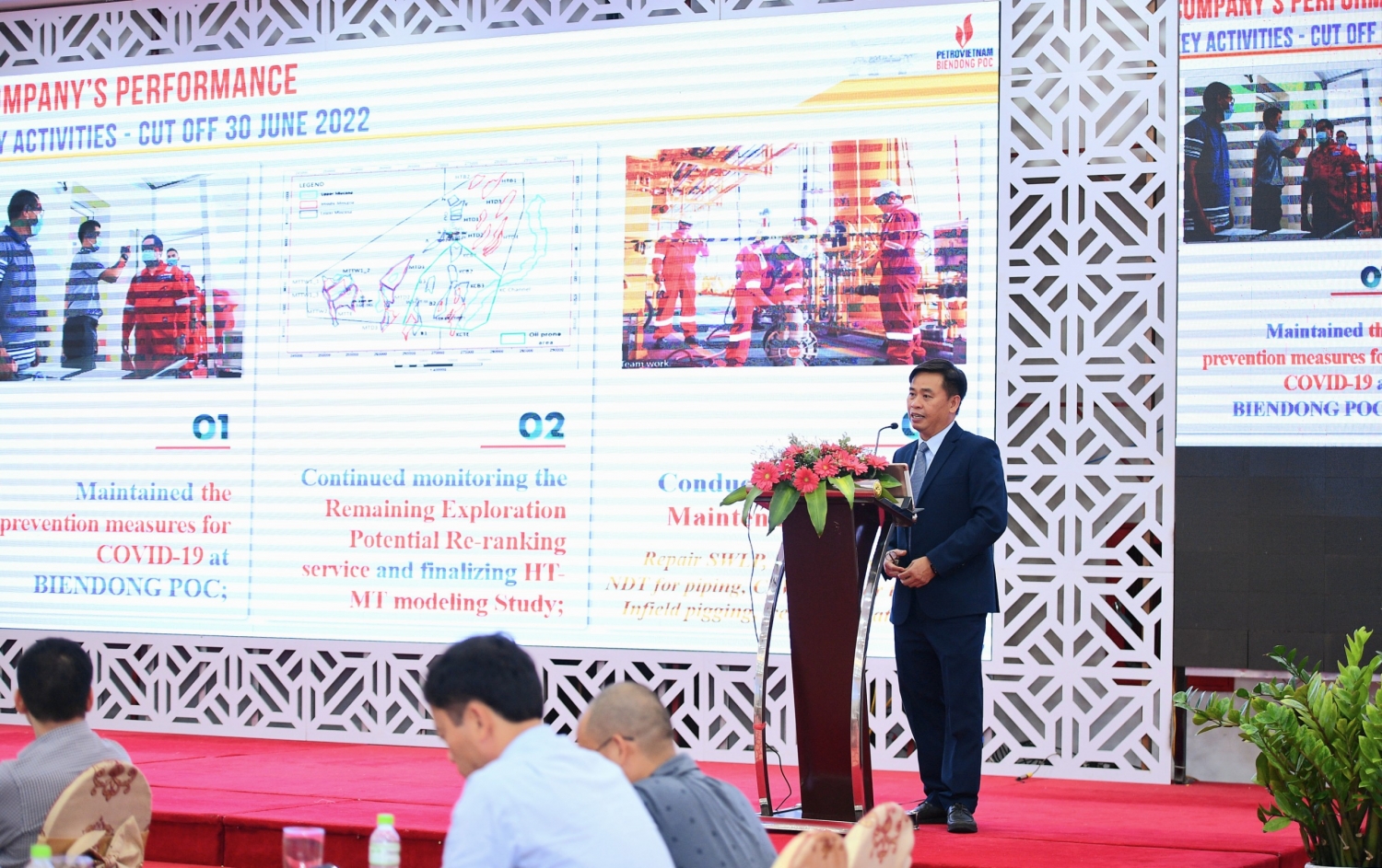 BIENDONG POC sơ kết công tác an toàn 6 tháng đầu năm 2022