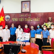 PETROSETCO – PSD ủng hộ trang thiết bị y tế cho Bệnh viện Thống Nhất