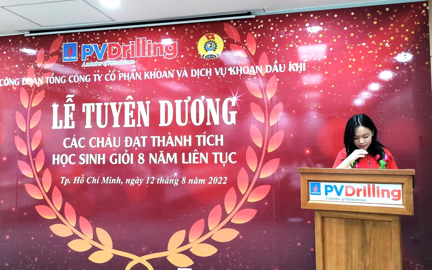 PV Drilling tuyên dương con em CBCNV có thành tích học tập xuất sắc năm học 2021-20122