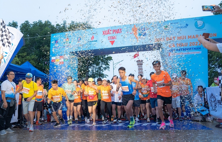 Ấn tượng sâu sắc cung đường Marathon Đất Mũi 2022 - Cúp Petrovietnam
