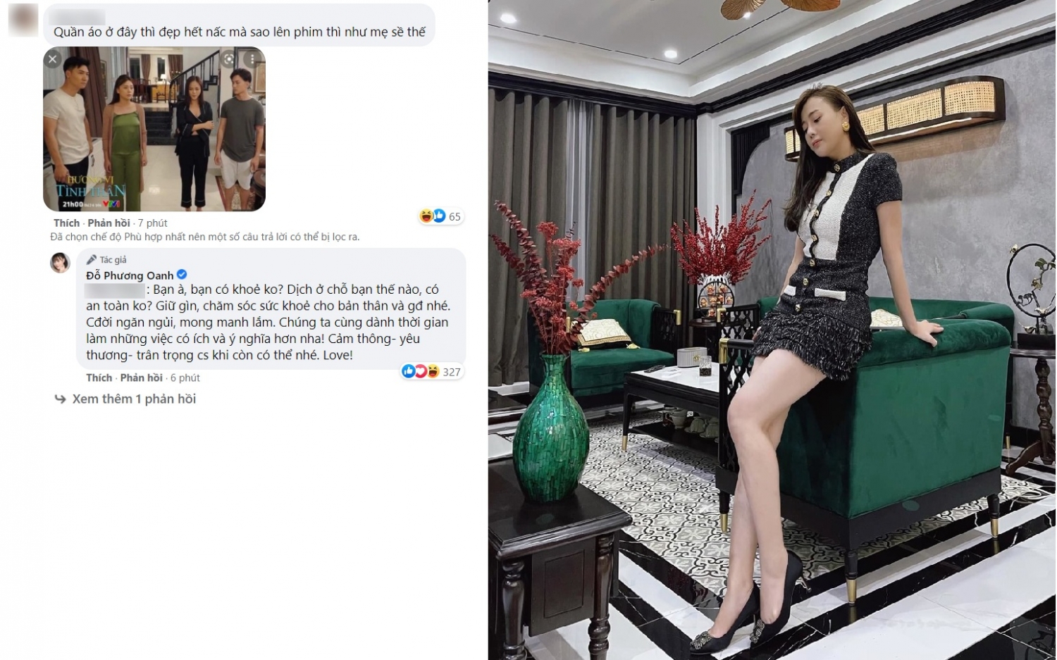 Tin hot giải trí ngày 16/9: Phương Oanh đáp trả khi bị chê mặc đồ ngủ xấu trên phim Tin hot giải trí ngày 16/9: Phương Oanh đáp trả khi bị chê mặc đồ ngủ xấu trên phim