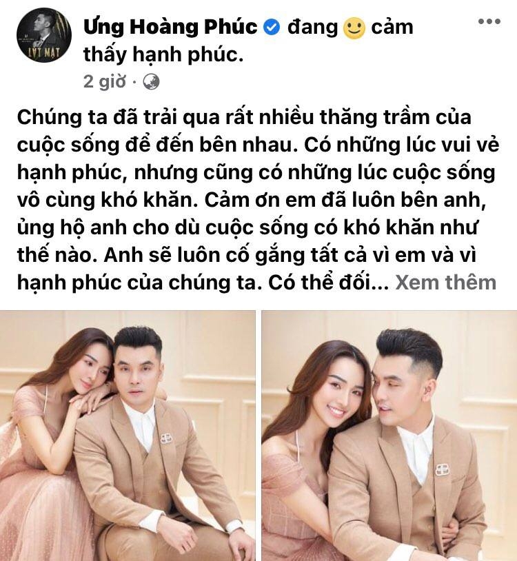 Sao Việt ngày 2/12: Kỷ niệm 3 năm ngày cưới, Ưng Hoàng Phúc nhắn gửi bà xã điều đặc biệt Sao Việt ngày 2/12: Kỷ niệm 3 năm ngày cưới, Ưng Hoàng Phúc nhắn gửi bà xã điều đặc biệt