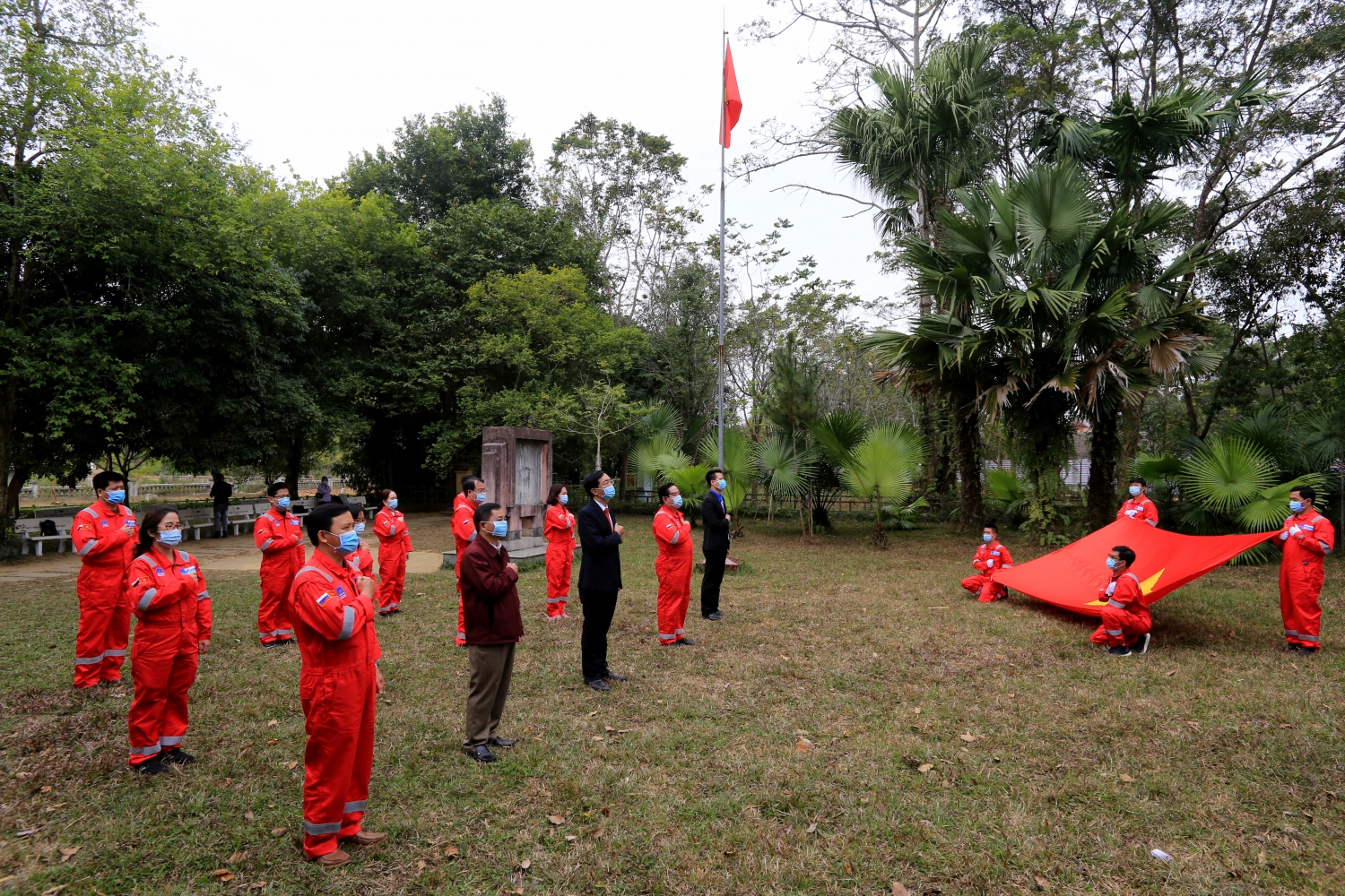 Xúc động buổi lễ kết nạp Đảng viên tại Tân Trào