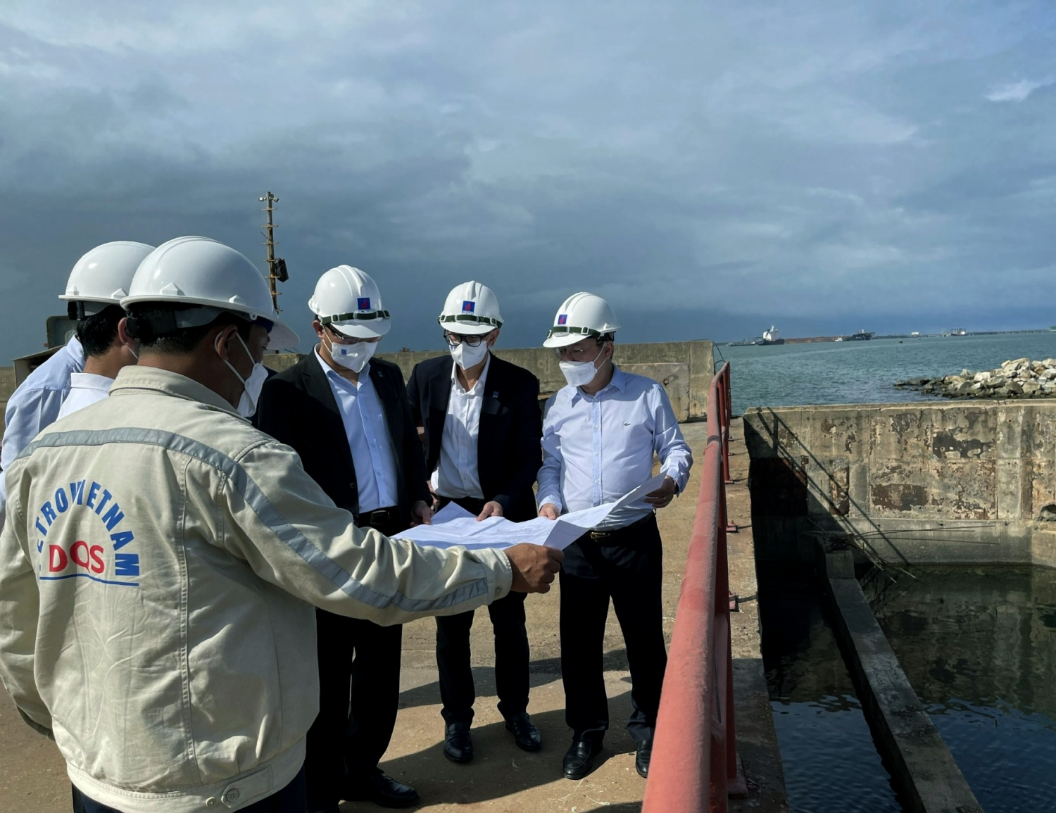 Tổng Giám đốc Petrovietnam Lê Mạnh Hùng làm việc tại DQS