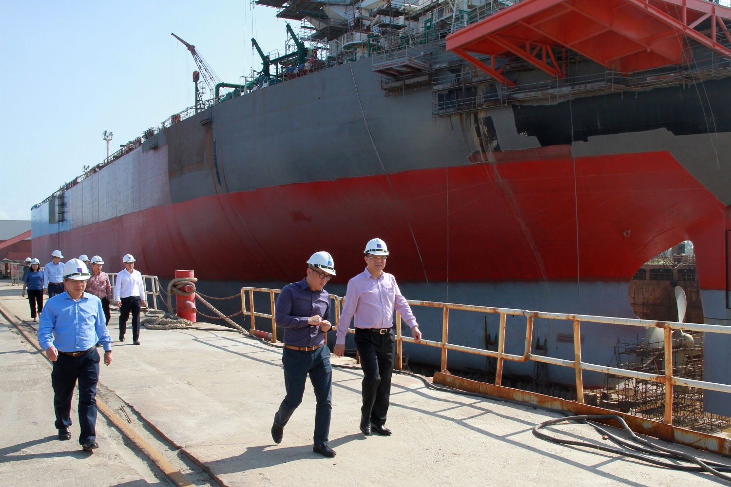 Tổng Giám đốc Petrovietnam Lê Mạnh Hùng làm việc tại DQS