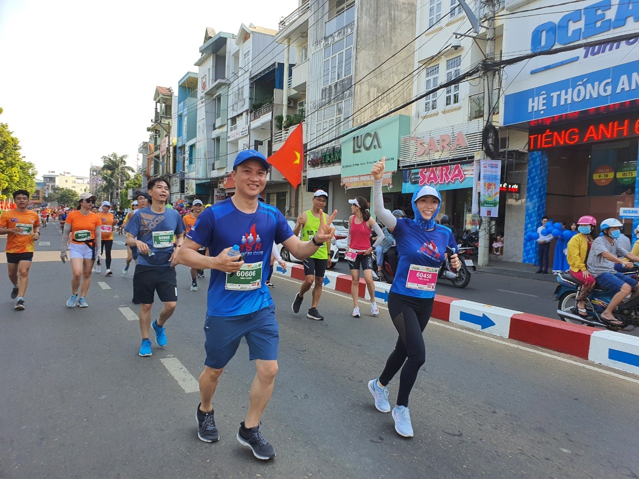 Tất cả VĐV BSR đều hoàn thành đường chạy đăng ký tại Tiền Phong Marathon 2021