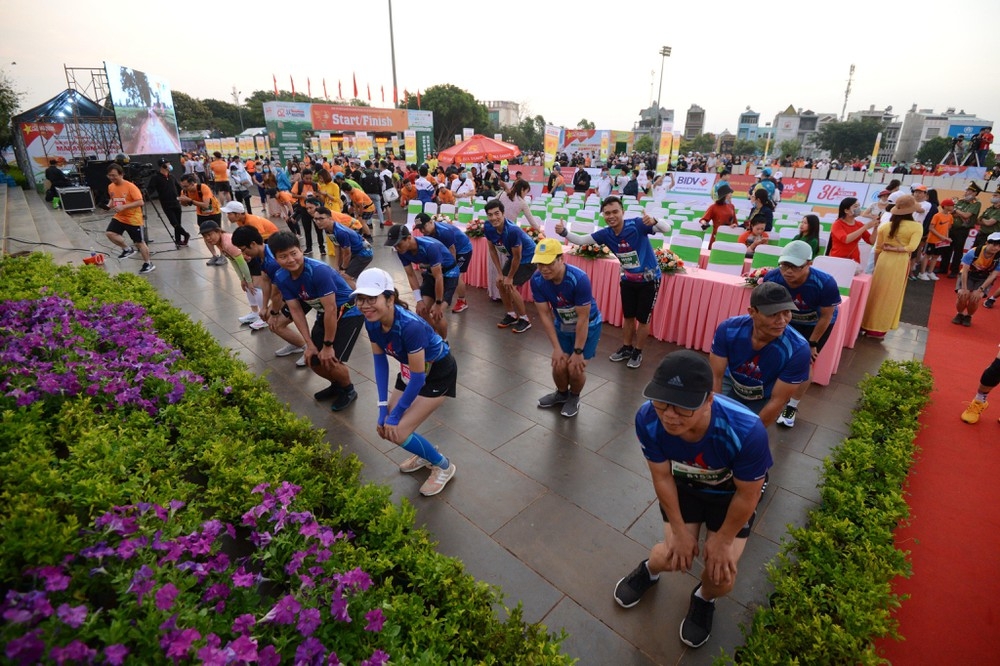Tất cả VĐV BSR đều hoàn thành đường chạy đăng ký tại Tiền Phong Marathon 2021