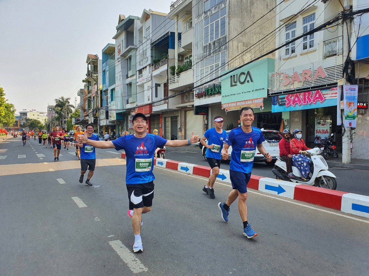 Tất cả VĐV BSR đều hoàn thành đường chạy đăng ký tại Tiền Phong Marathon 2021