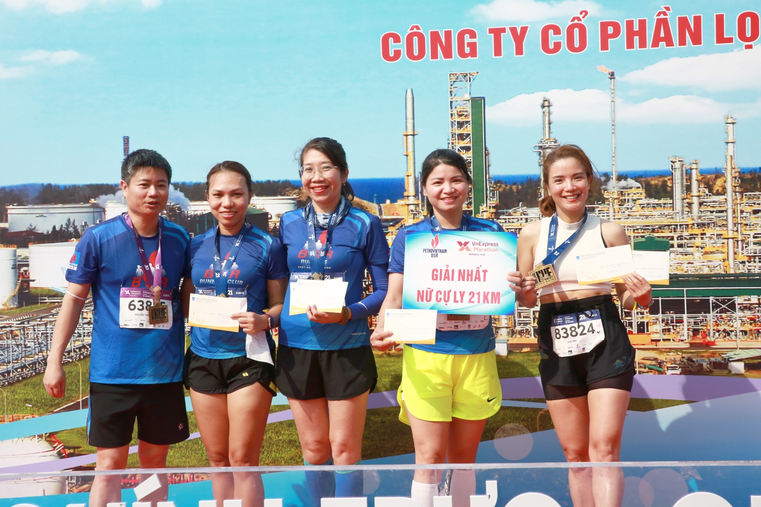 Tất cả VĐV BSR đều hoàn thành cự ly đăng ký tại VnExpress Marathon Huế 2022