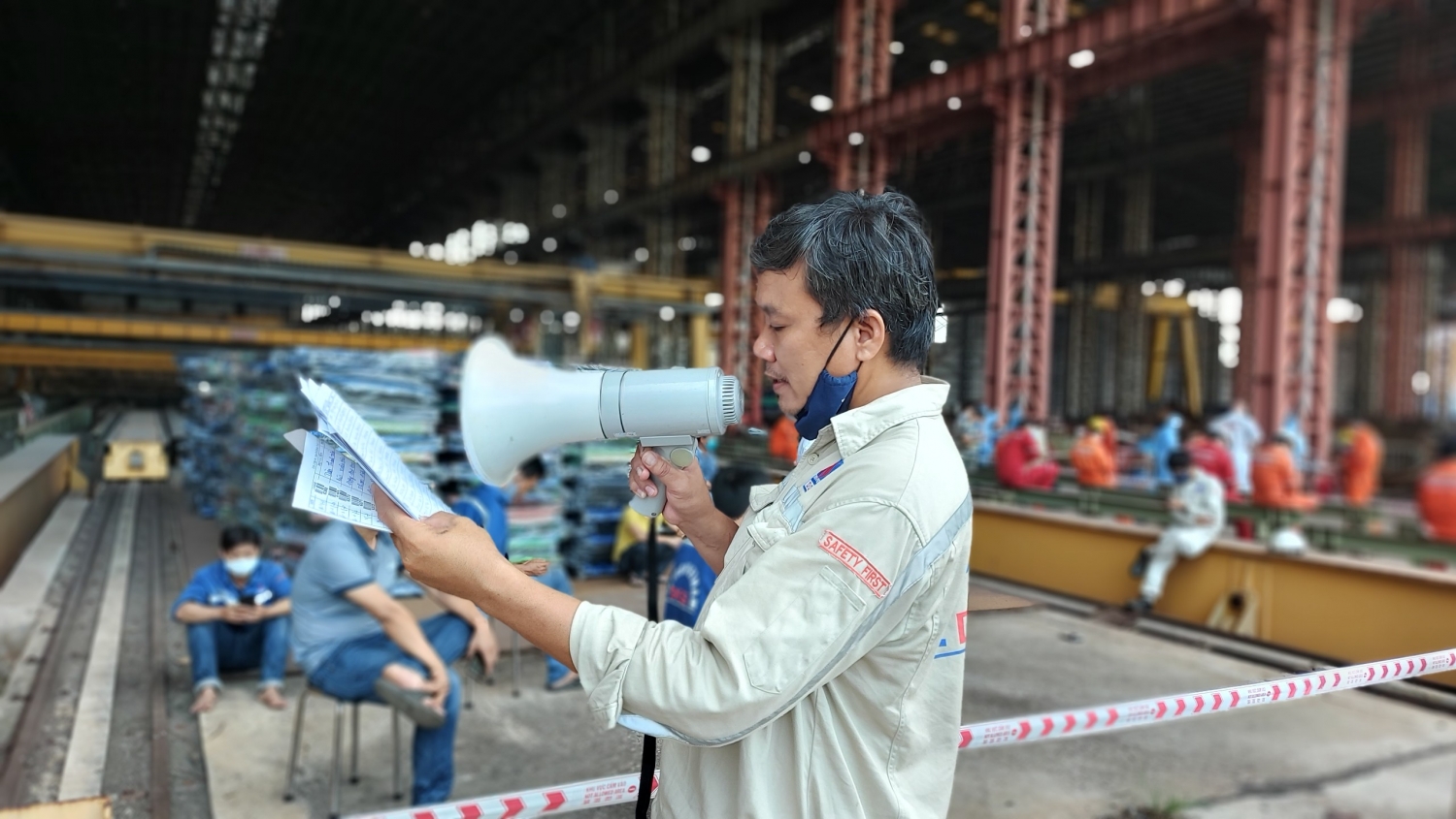 DQS tổ chức cho người lao động ở lại nhà máy để phòng, chống Covid - 19