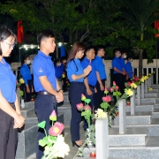 Tuổi trẻ BSR tham gia thắp nến tri ân các anh hùng, liệt sĩ