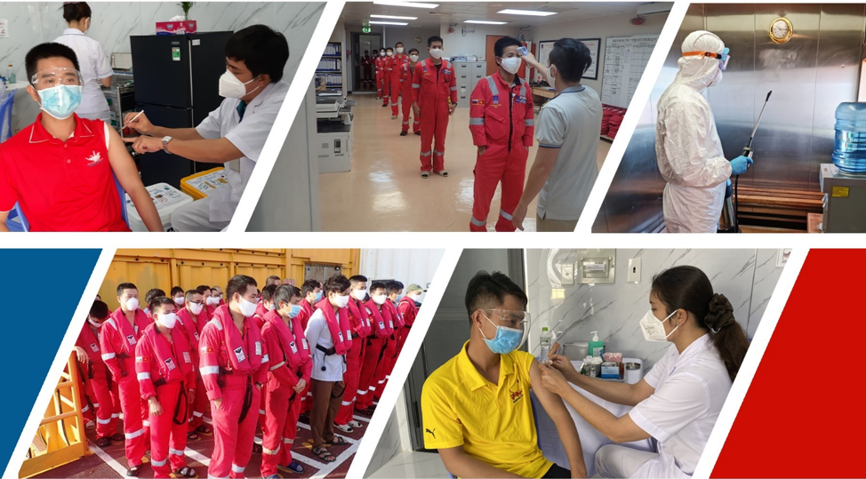 Chống dịch ở cụm giàn tiền tiêu