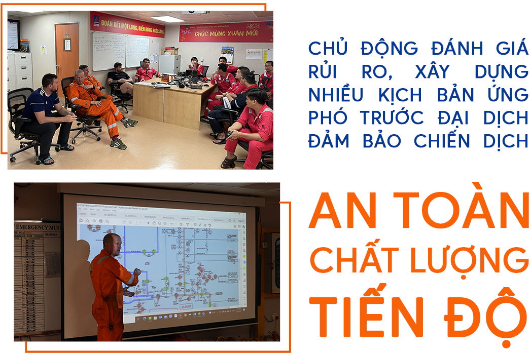 BIENDONG POC thực hiện Chiến dịch dừng giàn để bảo dưỡng tại cụm mỏ Hải Thạch - Mộc Tinh