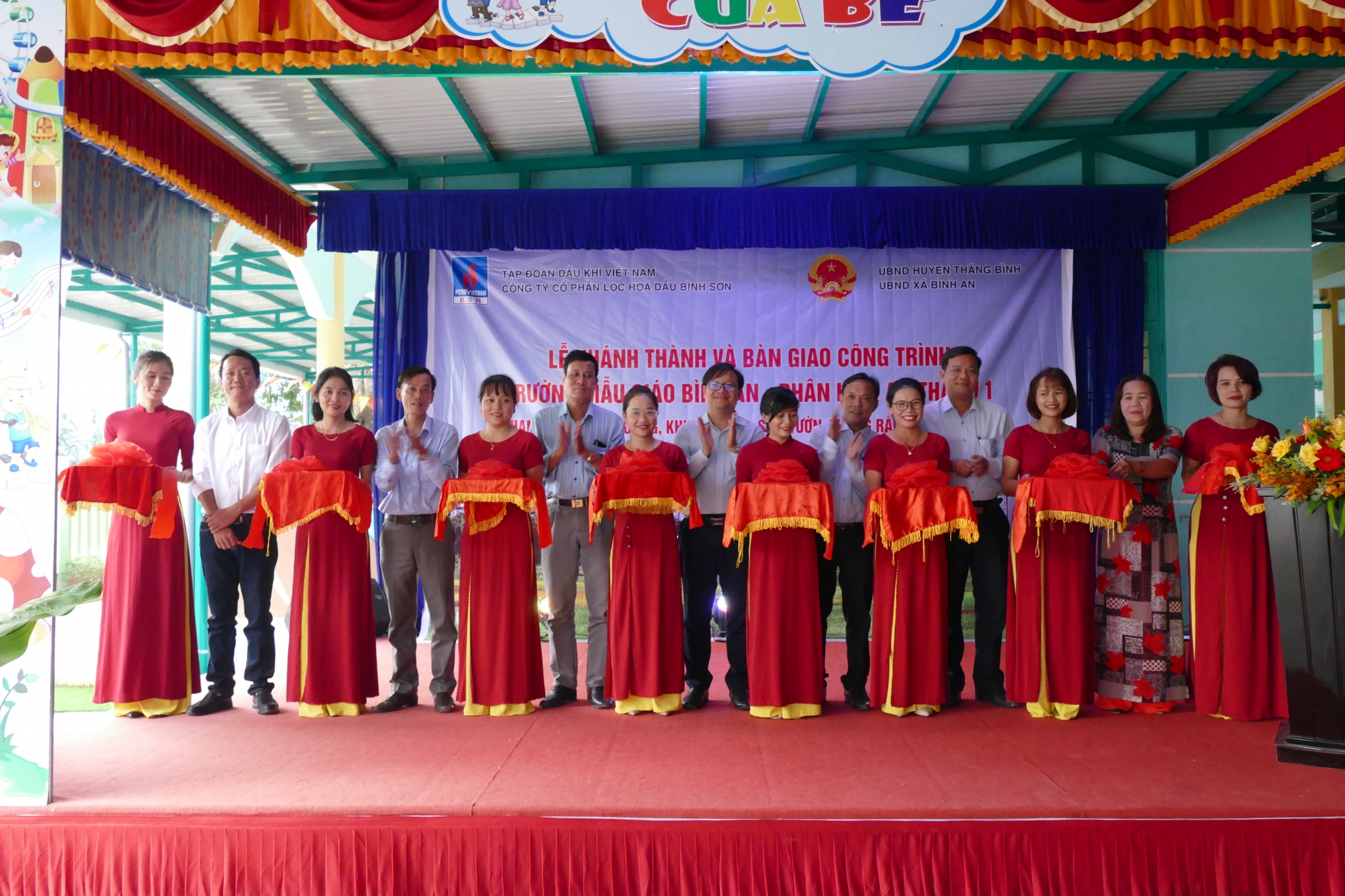 BSR tài trợ trường mẫu giáo hơn 4 tỷ đồng tại Quảng Nam