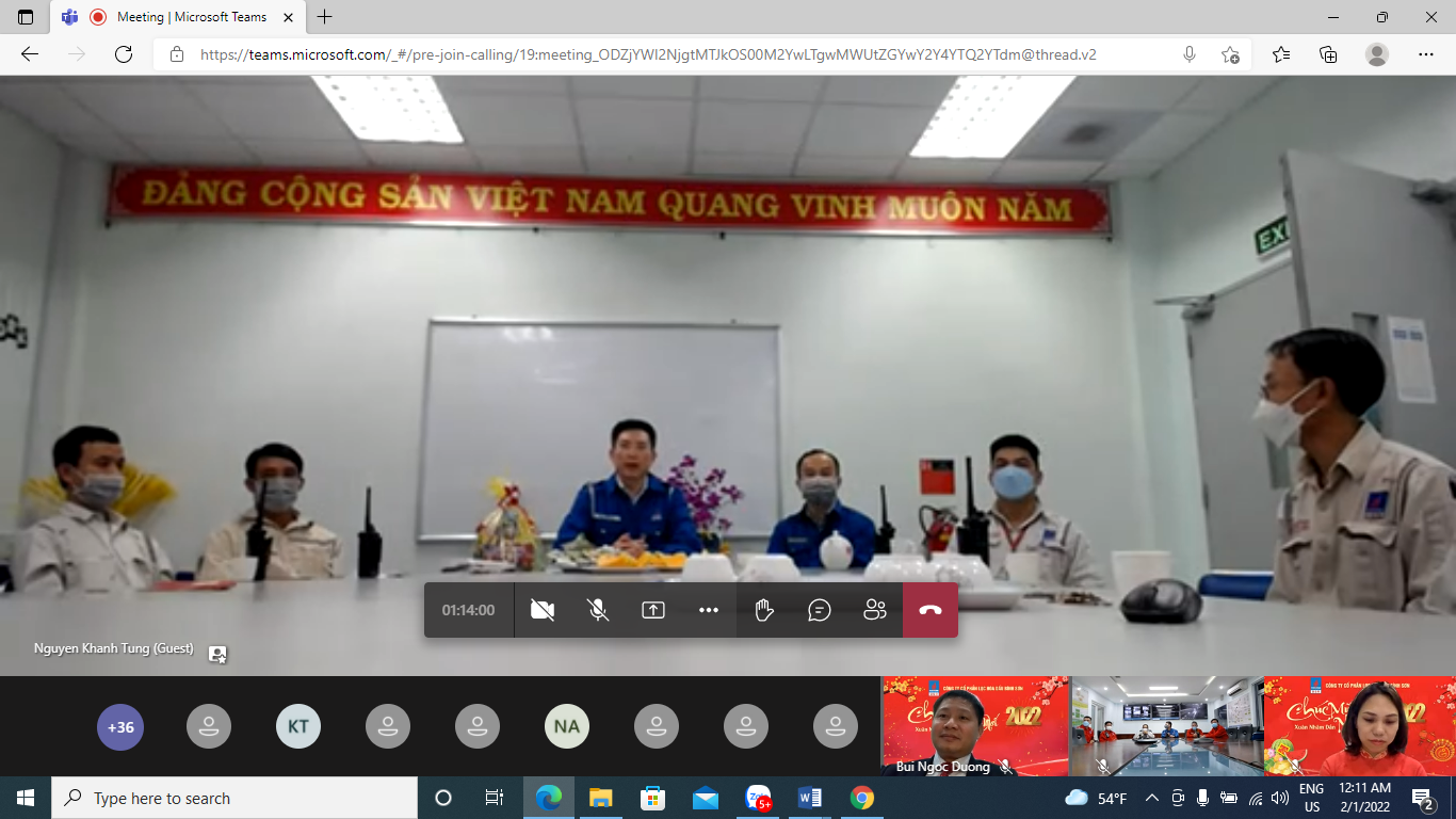 BSR tổ chức chương trình chào Xuân trực tuyến 2022