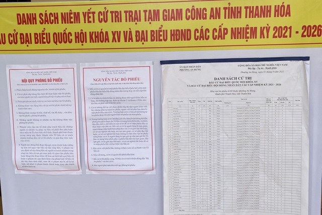 Cử tri đặc biệt ở trại tạm giam: Chúng tôi vui vì được coi là công dân - 1