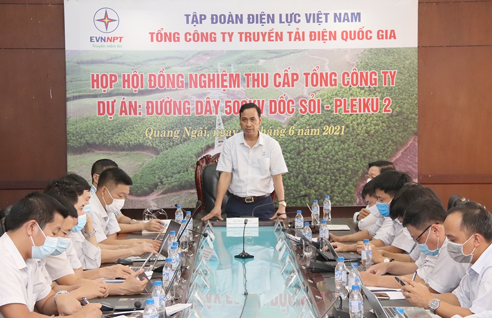 Đóng điện đường dây 500kV mạch 3 đoạn Dốc Sỏi – Pleiku 2