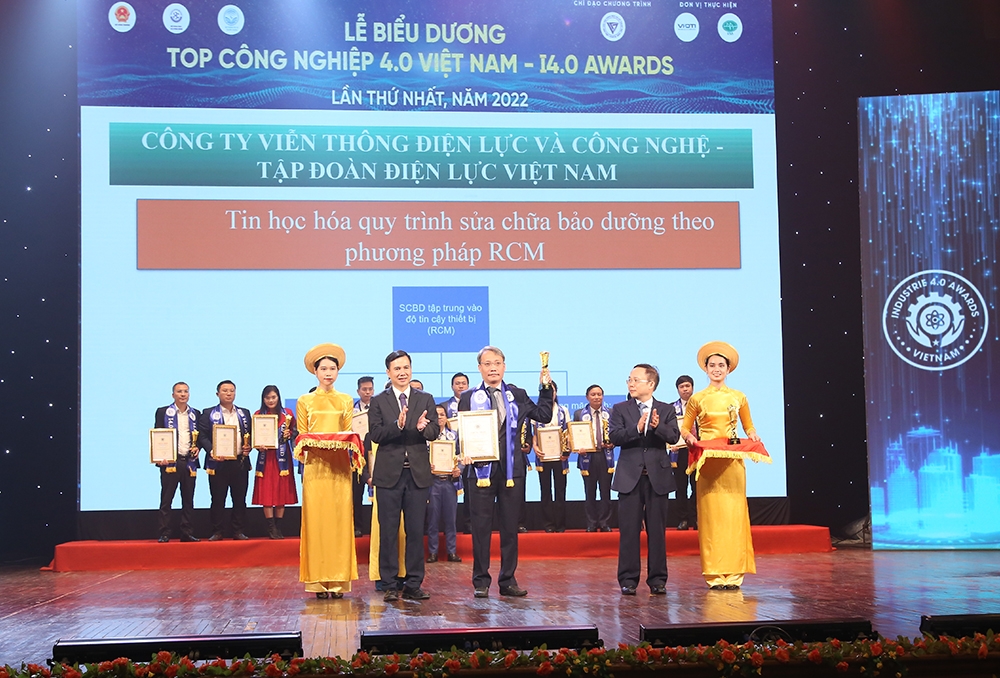 EVN được vinh danh 'Top doanh nghiệp Công nghiệp 4.0'