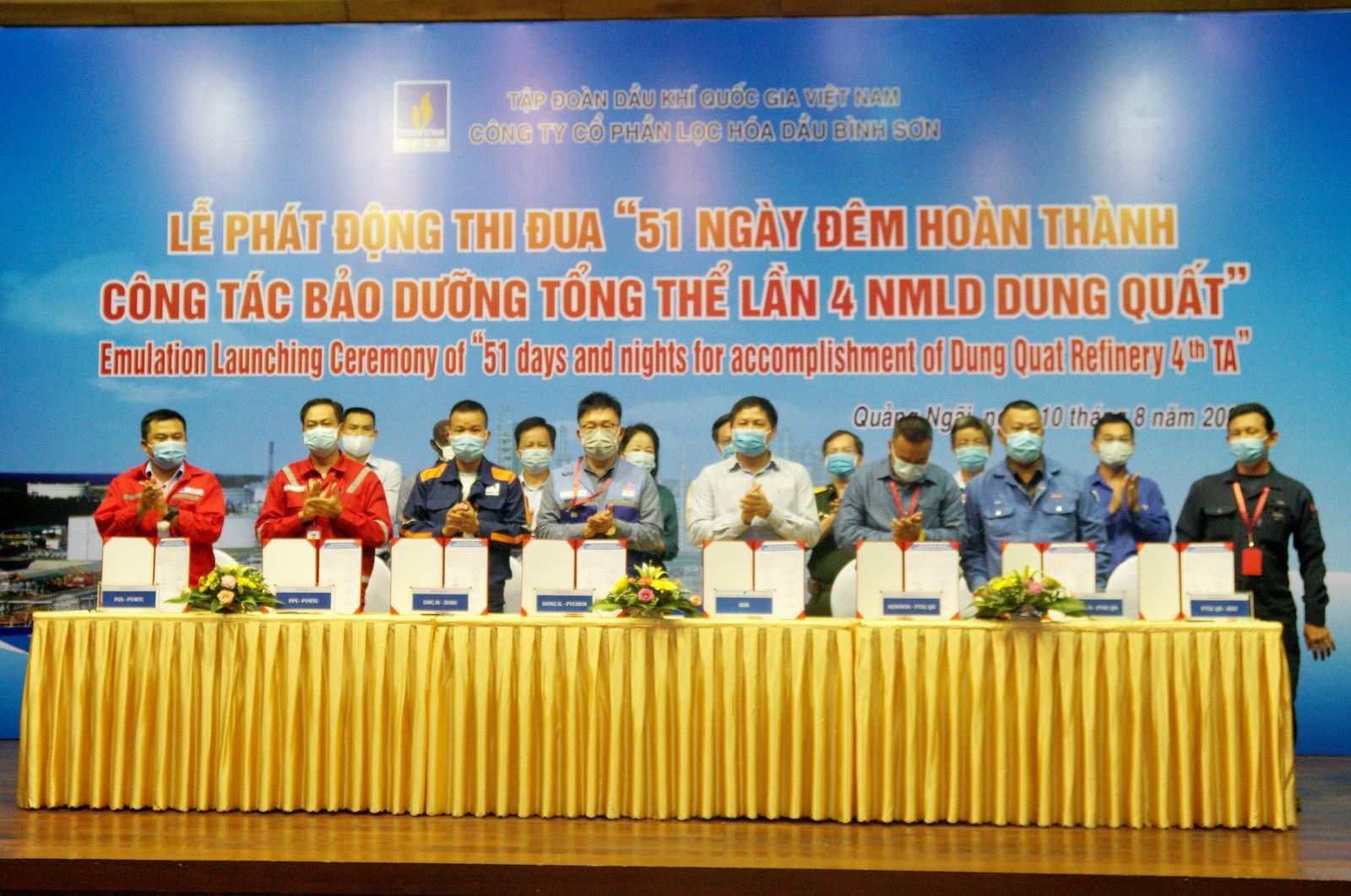 Bảo dưỡng tổng thể lần 4 NMLD Dung Quất những ngày đầu tiên