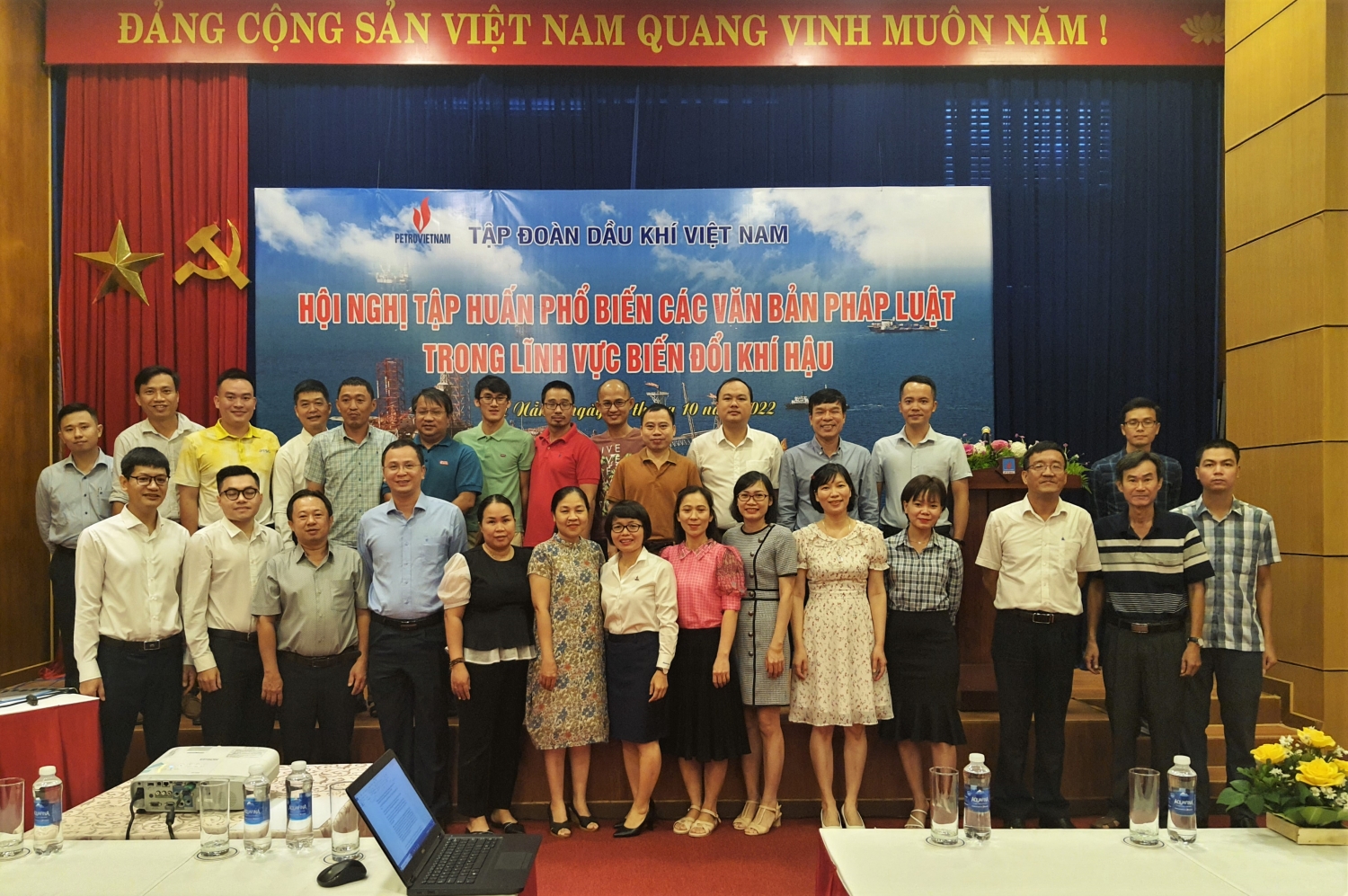 Petrovietnam tổ chức Hội nghị tập huấn văn bản pháp luật trong lĩnh vực biến đổi khí hậu