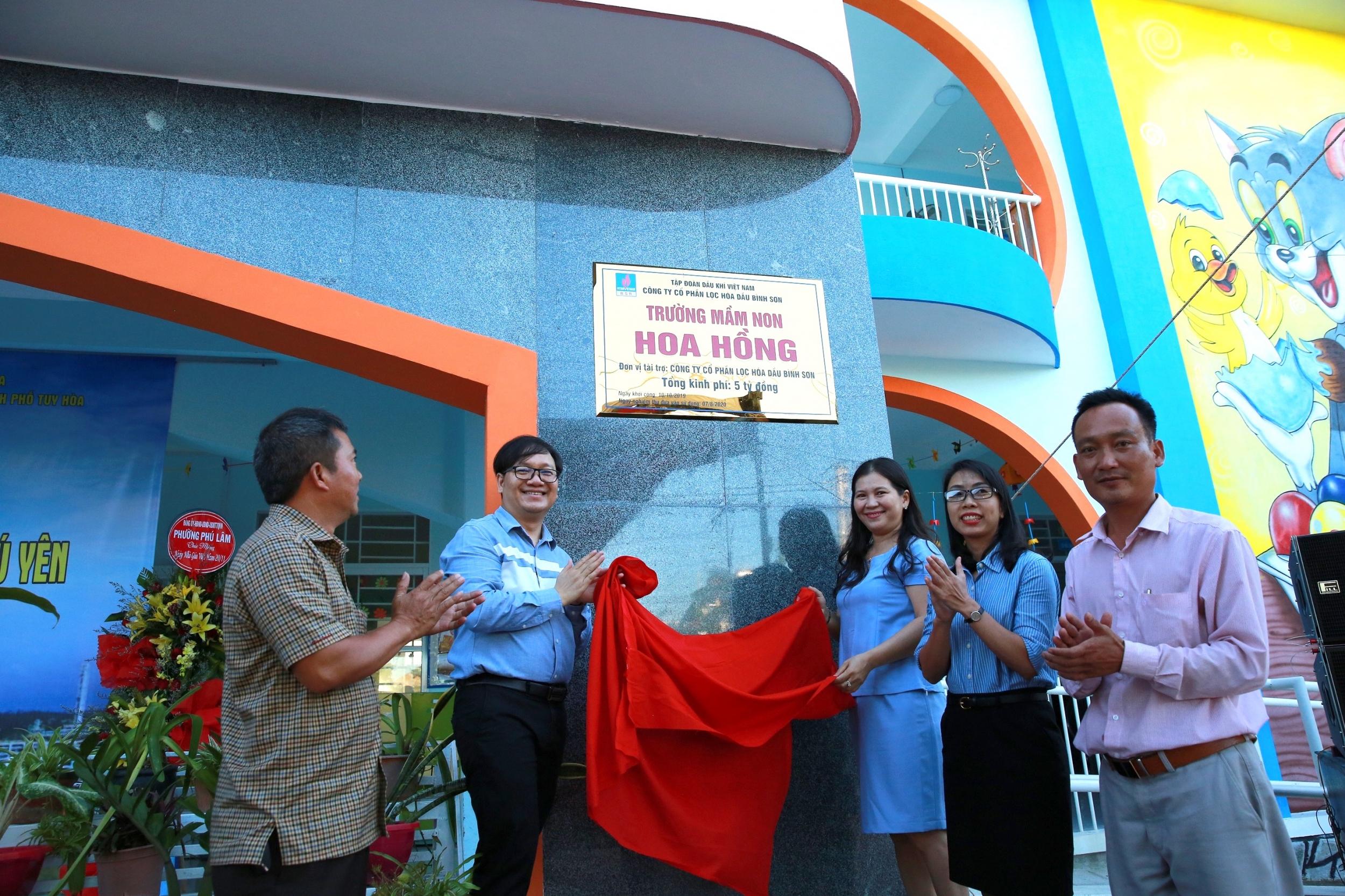 BSR - Khánh thành và bàn giao Trường Mầm non Hoa Hồng (Phú Yên)