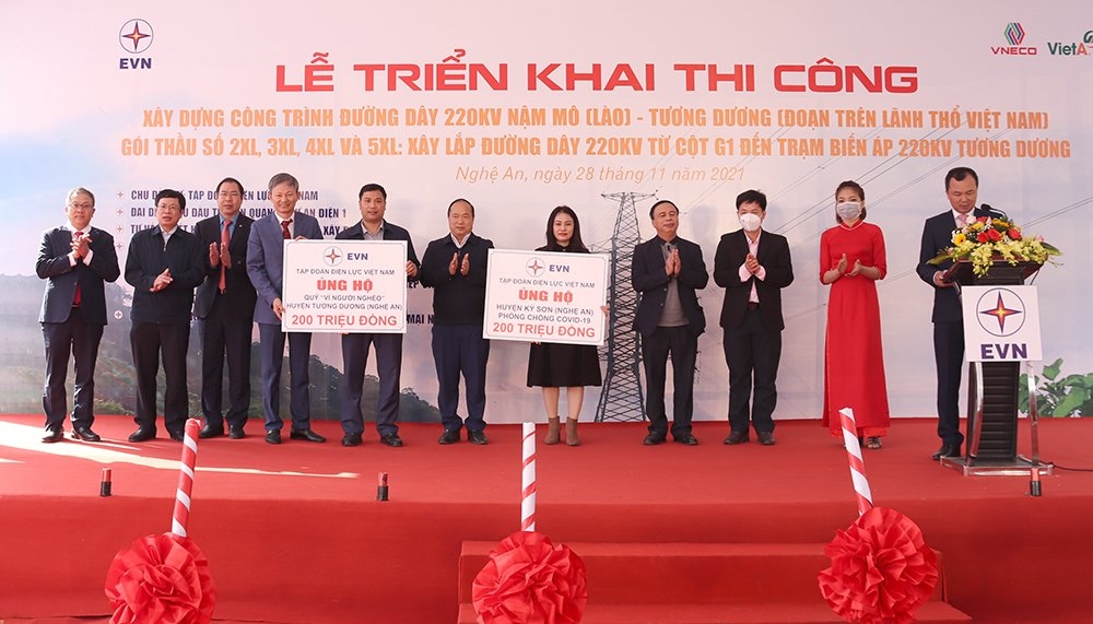 EVN triển khai thi công công trình đường dây 220kV trị giá gần 600 tỷ
