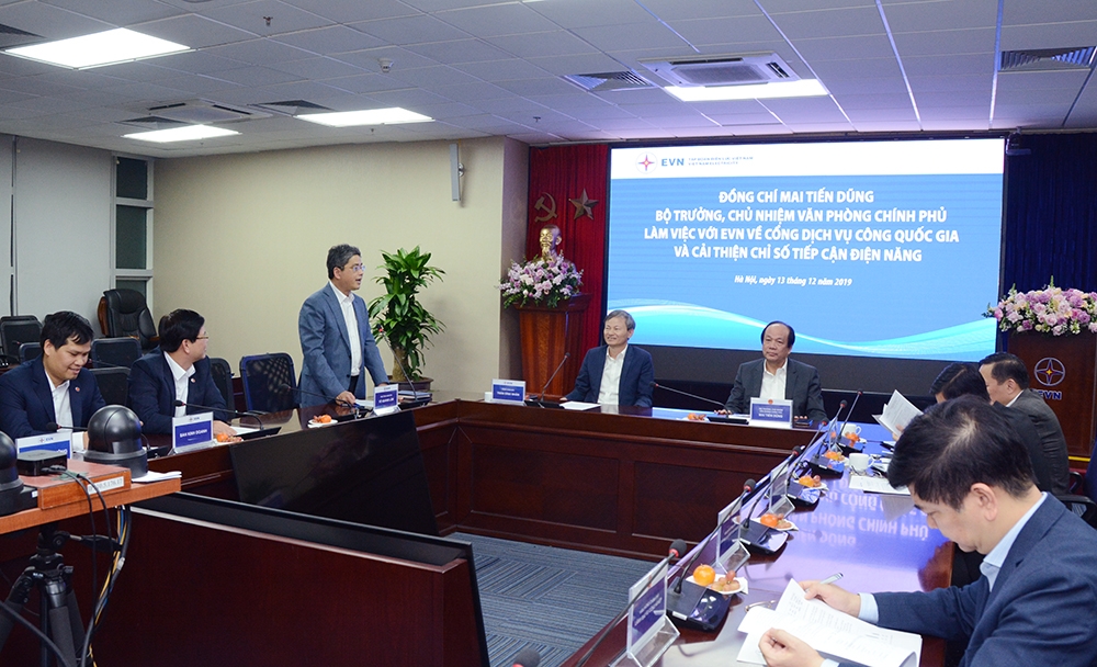 EVN là doanh nghiệp nhà nước đi đầu trong cải cách thủ tục hành chính