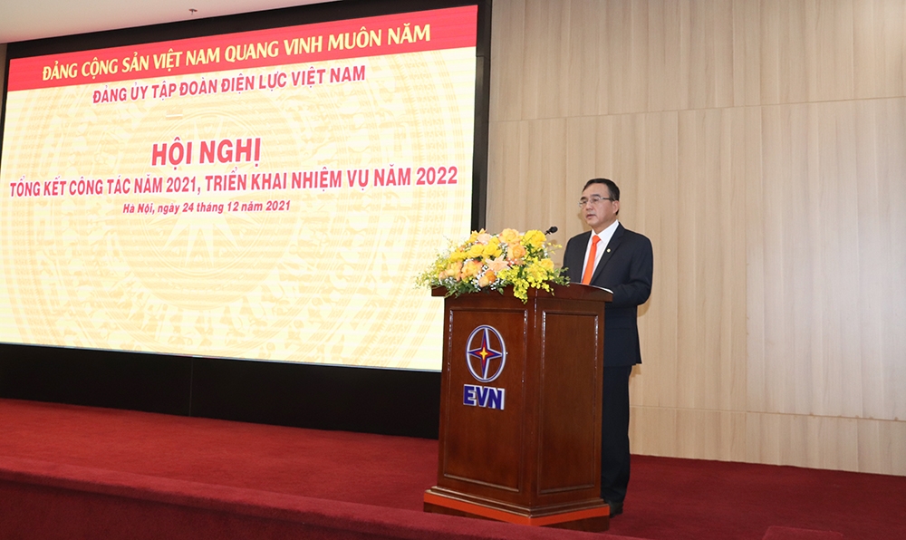Đảng ủy Tập đoàn Điện lực Việt Nam lãnh đạo hoàn thành toàn diện các mặt công tác trong năm 2021